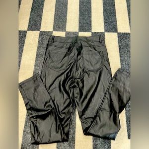 Women’s pleather pants medium